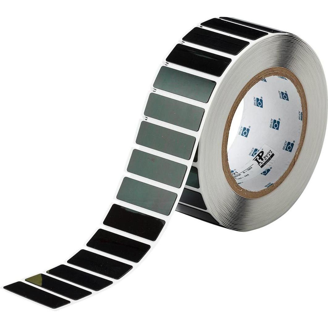 Brady, Etiketten, THTEP-06-7593-BK, EPREP, Polyester, Schwarz, 45.00 x 15.00 mm, permanent (1500 E.)
