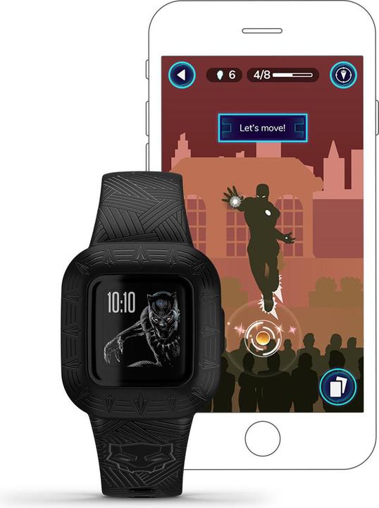 Productafbeelding Garmin Vivofit jr. 3 Marvel Black Panther (20 mm)