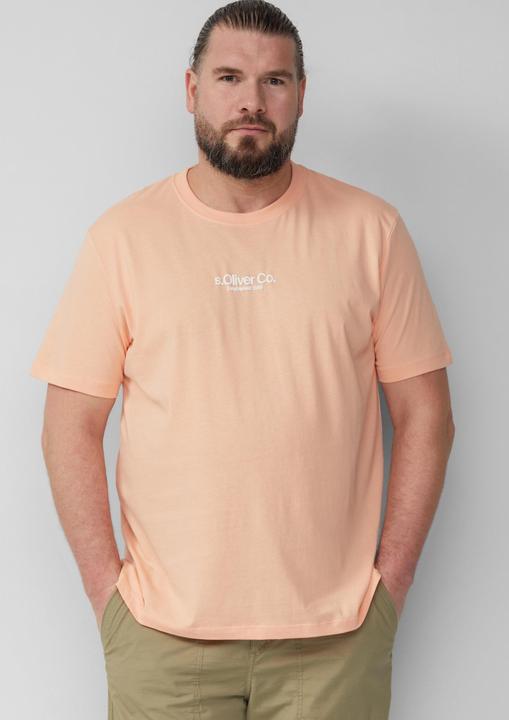 Produktbild S.Oliver T-Shirt T-Shirt aus Baumwolle mit Logo-Print (XXL)