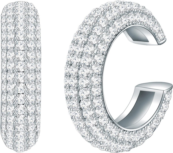 Lulu & Jane Damen Messing Zirkonia silber - 29569 (Messing)