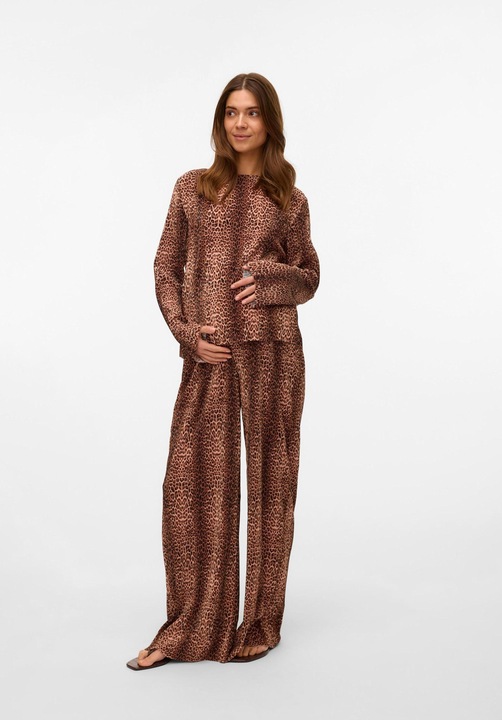 Actual product image Mamalicious Normal geschnitten Rundhals Top Bluse (L)