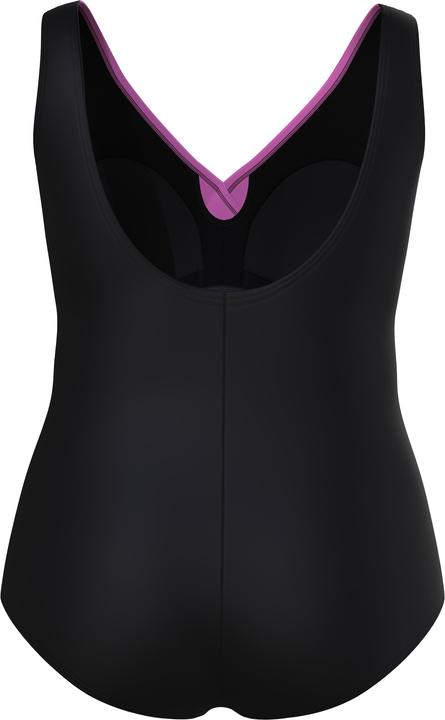 Produktbild Ulla Popken Badeanzug, Farbverlauf, Softcups, drapiert, recycelt (46)