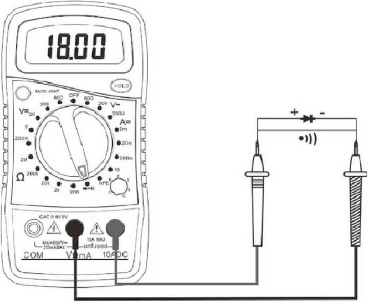 Actual product image IWH Hand Multimeter Digital