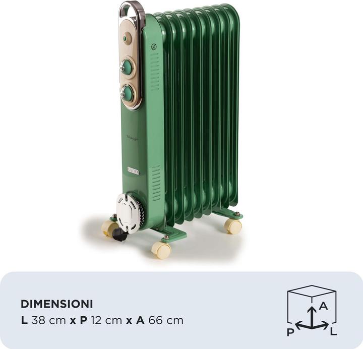 Produktbild Ariete Ölradiator ARI-8251-GR 2000 W, Detailfarbe: Grün