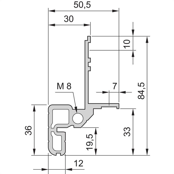 Produktbild Schroff Novastar 19"-Gestell SL 12HE/553B/900T RAL7021