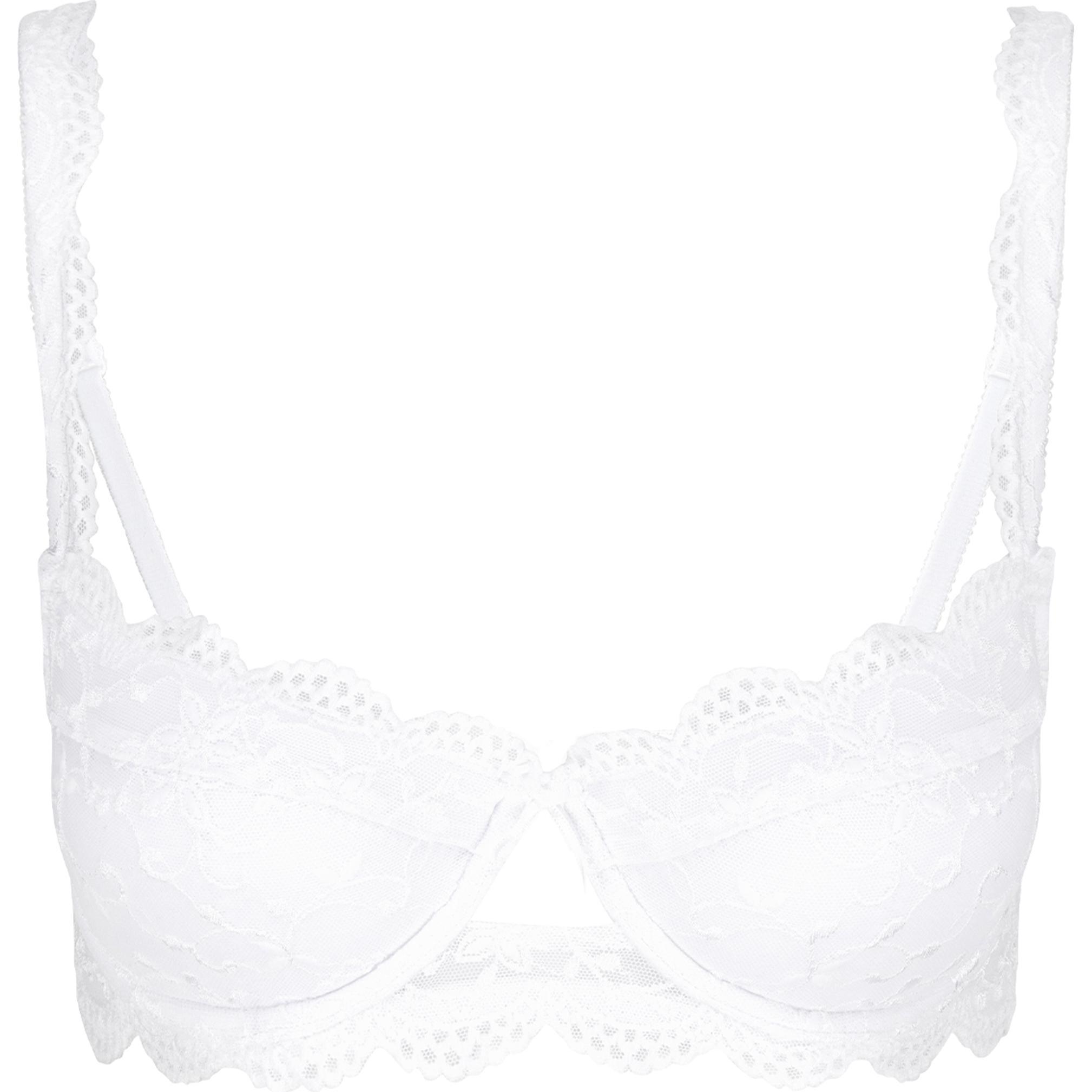 Nina von C., BH, Silver Edition Dekollete - Dirndl Push Up BH, Weiss, (75 D, Einzelpack)
