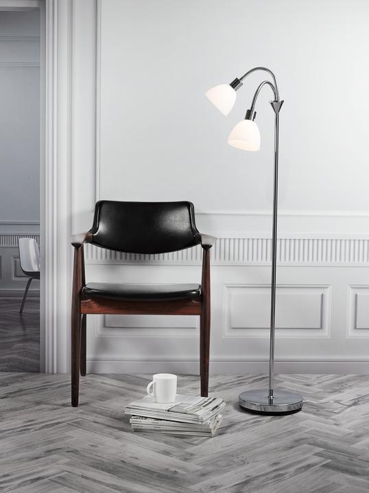 Actual product image Nordlux Ray, floor lamp double, chrome (E14)