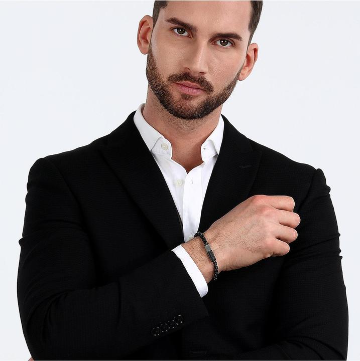 Actual product image Maserati Steel bracelet (21 cm, Stainless steel)