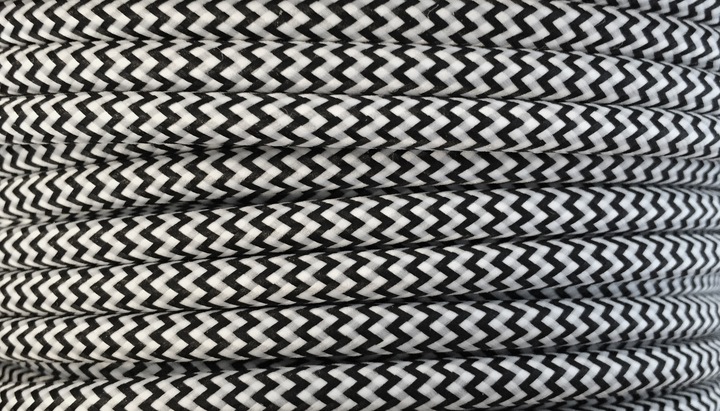 Produktbild Nordlux Stoff, Kabel 25m, Weiss/Schwarz (25 m)