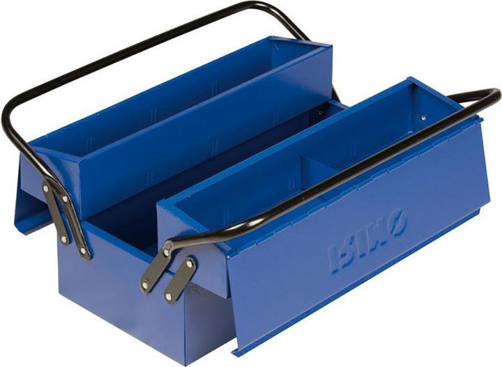 Irimo Tool box with fixed handle, 3 compartments, 400 x 210 x 190