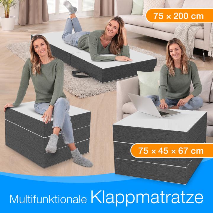 Image du produit Bestschlaf Matelas pliable Visco Premium (75 x 200 cm, Noyau de mousse)