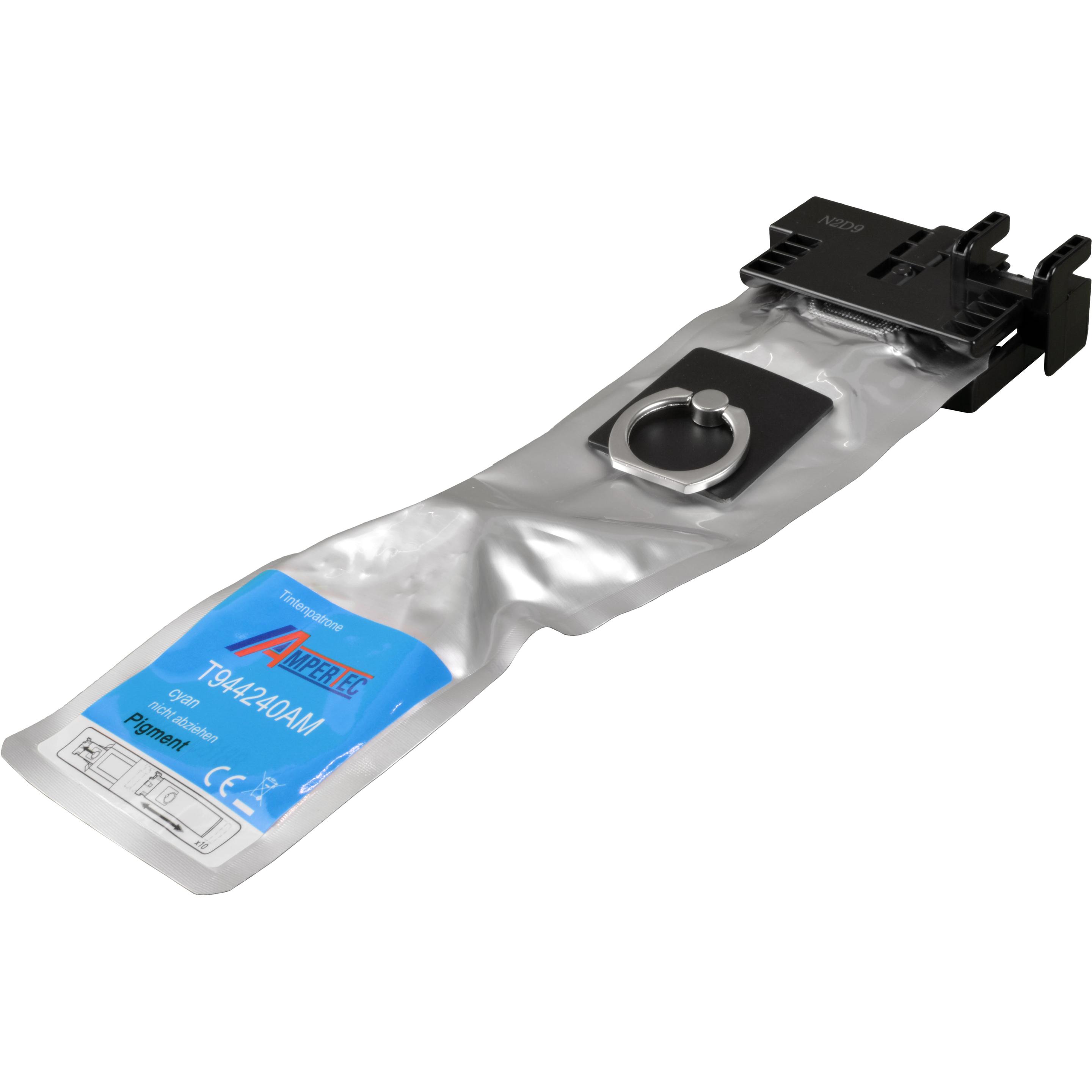 Ampertec, Druckerpatrone, Tinte ersetzt Epson C13T944240 T9442 cyan L (C)