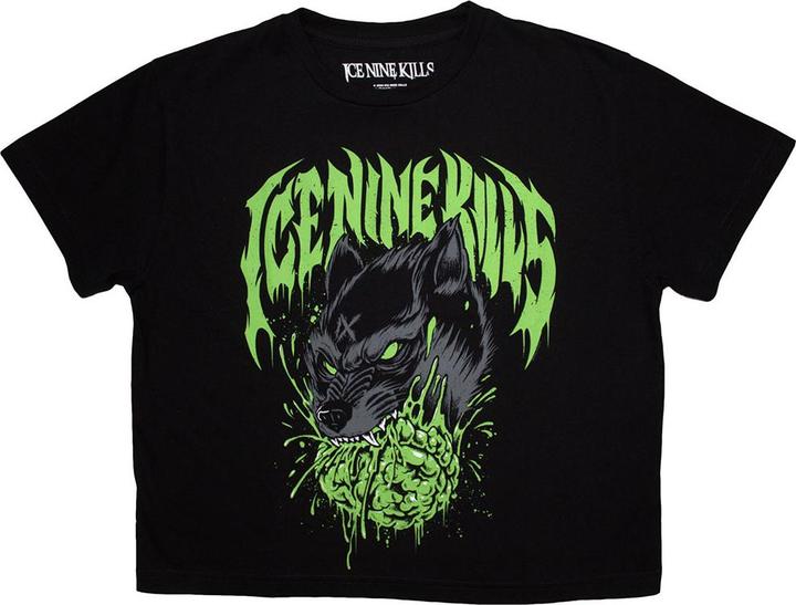 Ice Nine Kills Wolf Crop Top (Girlie)