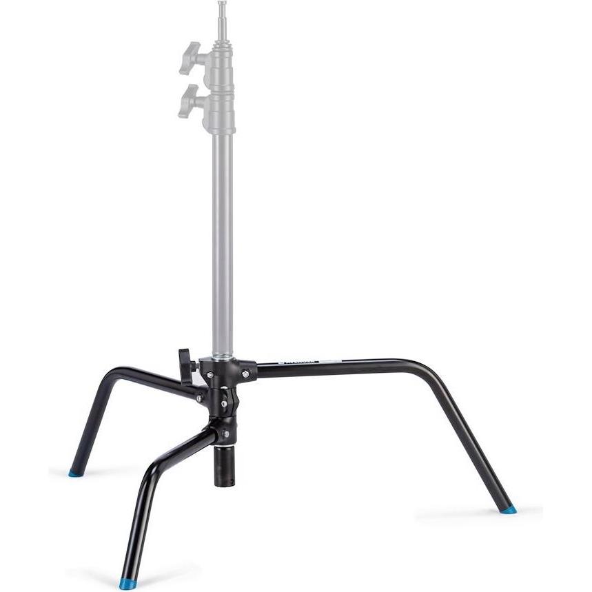 Avenger Stativbasis mit 28 mm Sockel, Stahl (27 cm), Lampenstativ, Schwarz