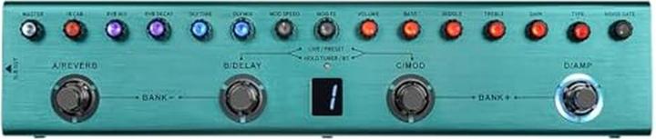 Produktbild M-Vave Tragbares Gitarren-Multi-Effektpedal mit 36 Presets und XLR-Ausgang (Gitarre)