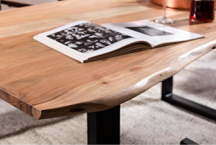 Produktbild SIT Möbel Massivholztisch Ux3.6 Akazie natur-antikschwarz (200 x 100 x 76 cm)