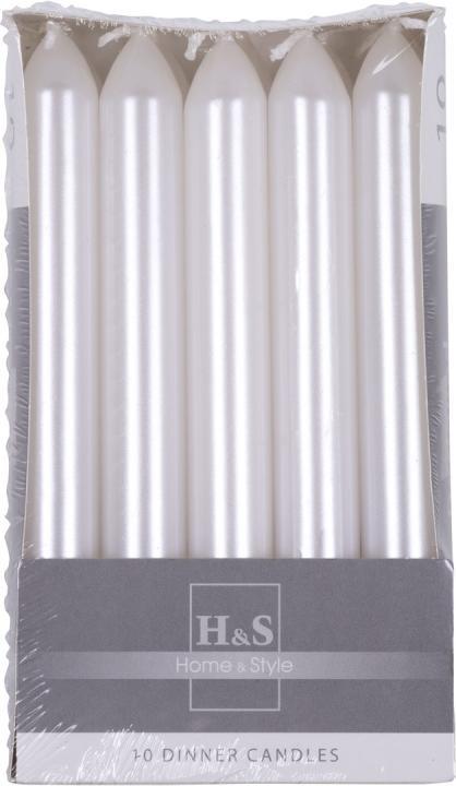Actual product image Donau Home Gerade Tischkerze lackiert 10 Stk. (10 pcs.)
