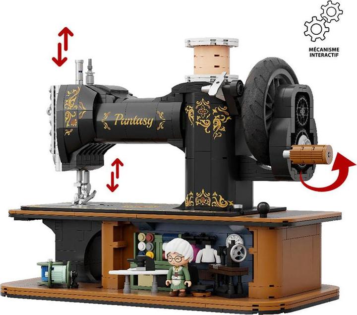 Image du produit Pantasy Machine à coudre à manivelle Retro Collection