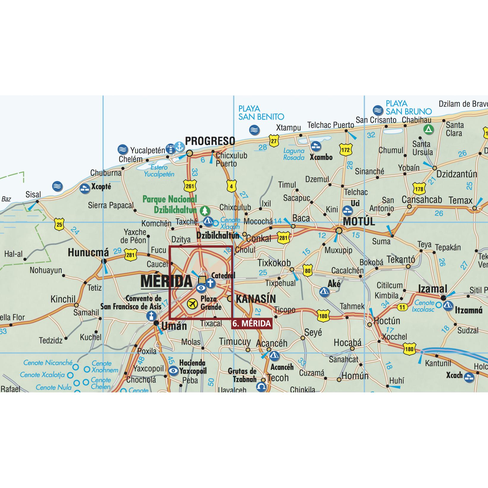 Thumbnail - Yucatan - BB.306, Landkarte