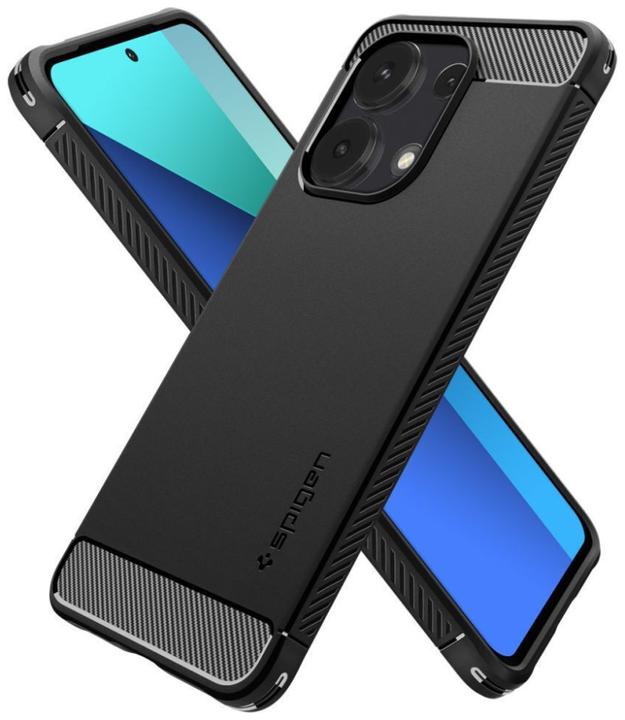 Immagine prodotto Spigen Custodia Rugged Armor per Xiaomi Redmi Note 13 4G / LTE - nero opaco (Xiaomi Redmi Note 13 4G)