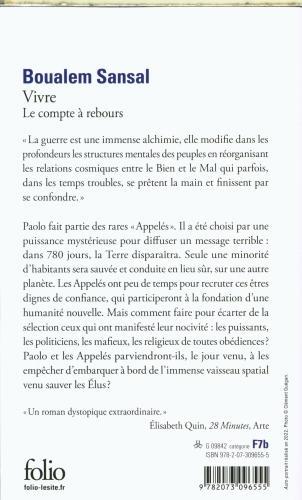Produktbild Vivre : le compte à rebours (Französisch, Sansal Boualem, 2025)