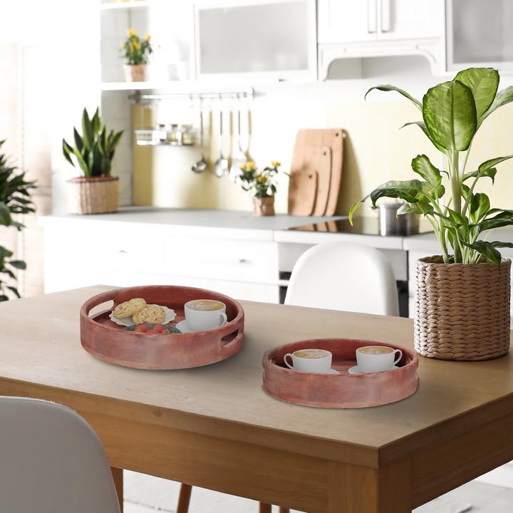 Produktbild Relaxdays 2-tlg. Tablett-Set