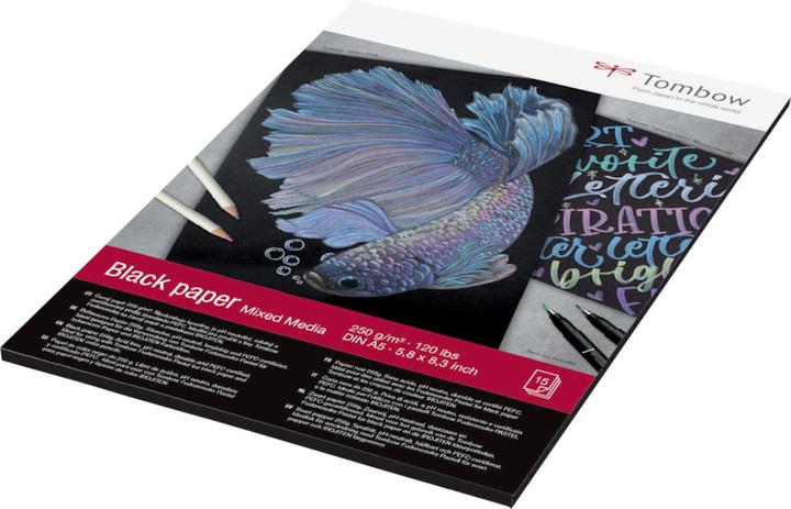 Produktbild Tombow Black Paper (14.8 x 21 cm, Blanko, Kein Einband)