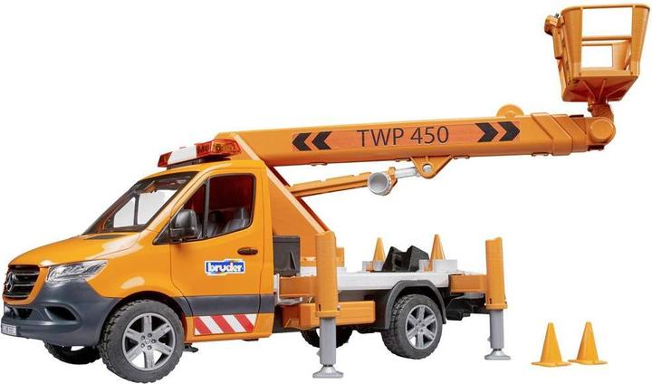 Immagine prodotto Bruder MB Piattaforma di lavoro Sprinter con modulo luce + suono