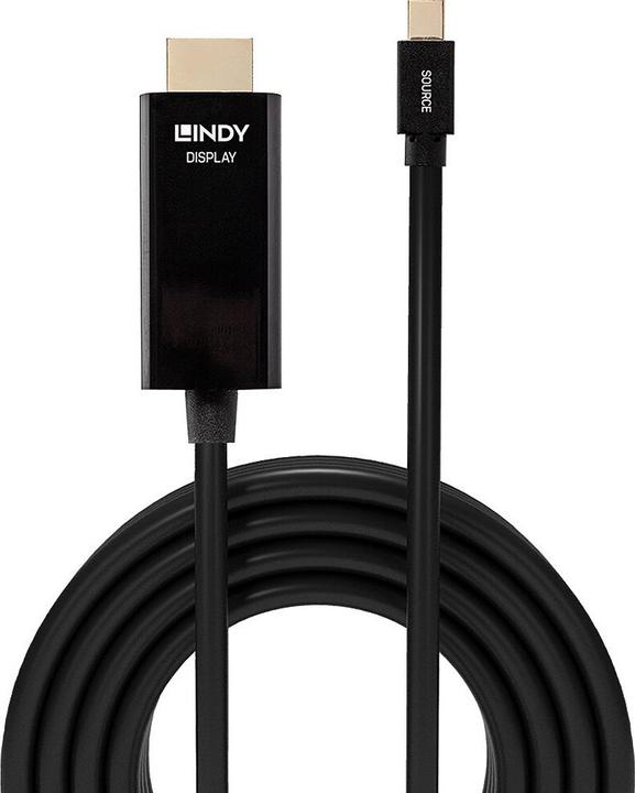 Produktbild Lindy Mini DisplayPort — HDMI (Typ A) (1 m, DisplayPort, HDMI)