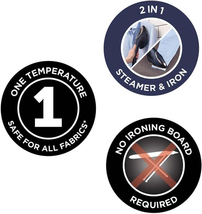 Immagine prodotto Russell Hobbs Spazzola a vapore Steam Genie 2 in 1 1700 W (1700 W, 20 g/min)