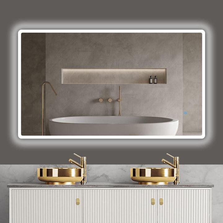 Immagine prodotto Baklon Badspiegel LED mit Touch-Schalter (120 x 70 cm)