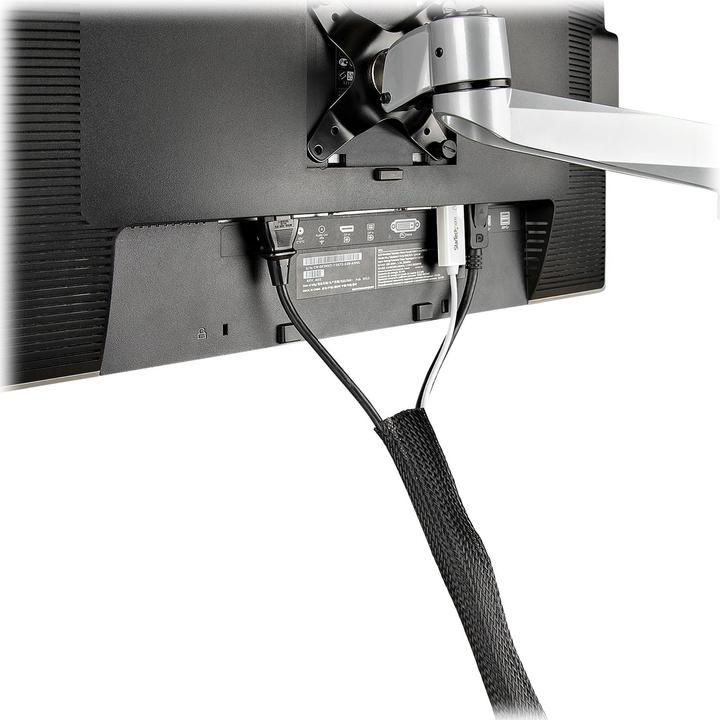 Actual product image StarTech com 10ft (3m) Cable Management Sleeve, Trimmable Heavy Duty Cable Wrap, 1.2" (3cm) Dia (Cable conduit, 300 cm)