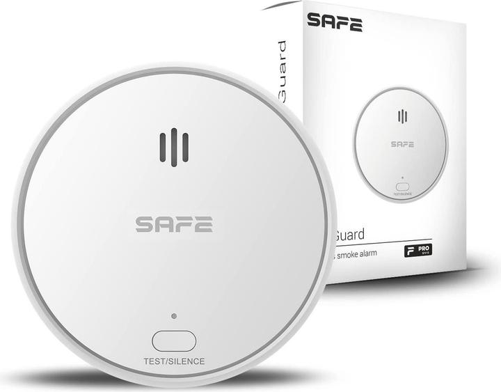 SafeHome SAFE Fire Guard weiss / Drahtloser Feuermelder