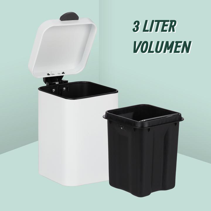 Produktbild Relaxdays Wanddkosmetikeimer (3 l)