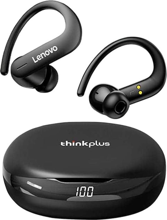Actual product image Lenovo Thinkplus LivePods T50 wireless in-ear headphones black