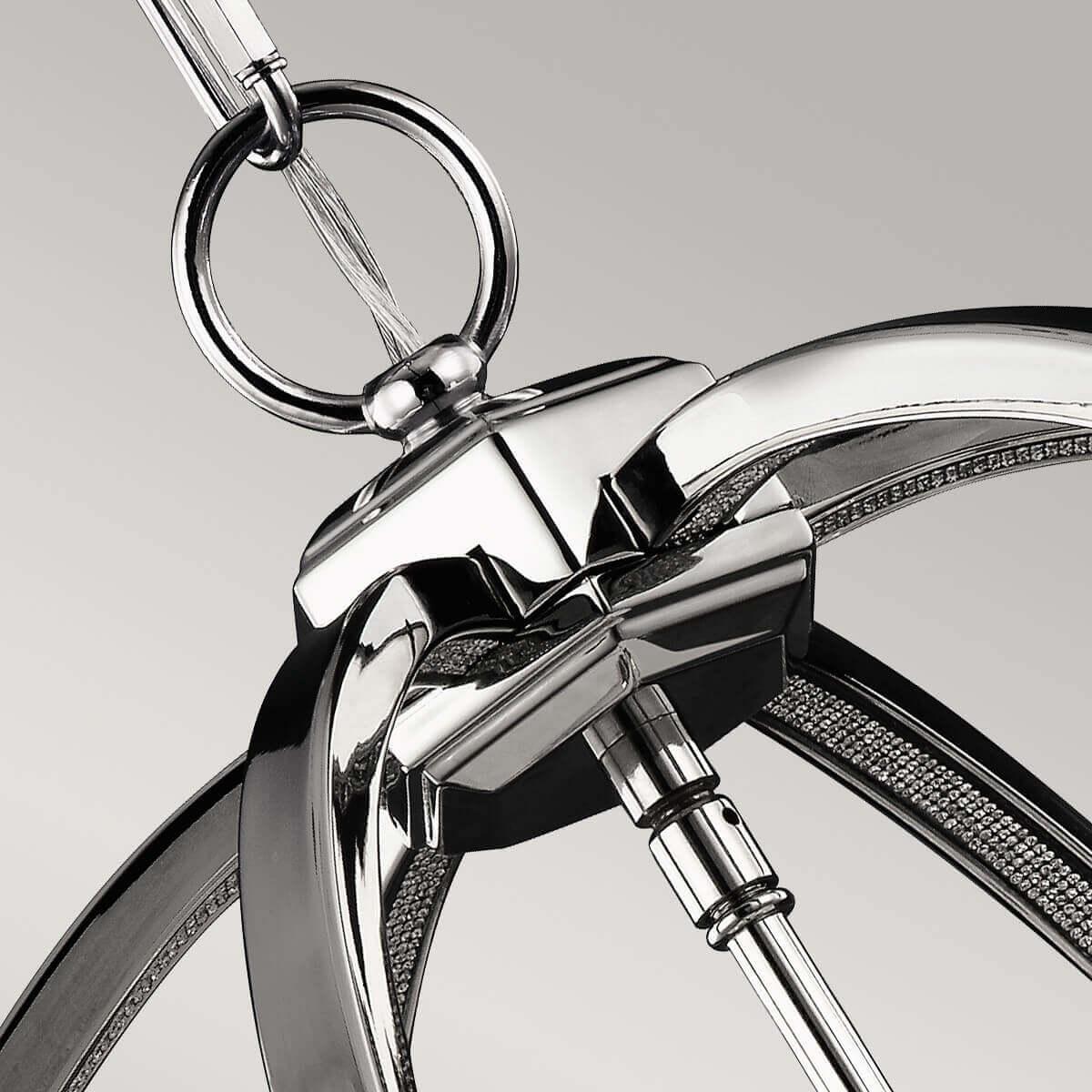 Thumbnail - Elstead Lighting, Pendelleuchte, Corinne Hängeleuchte E14 3-fach 53cm Poliertes Nickel (E14, 5300 lm)