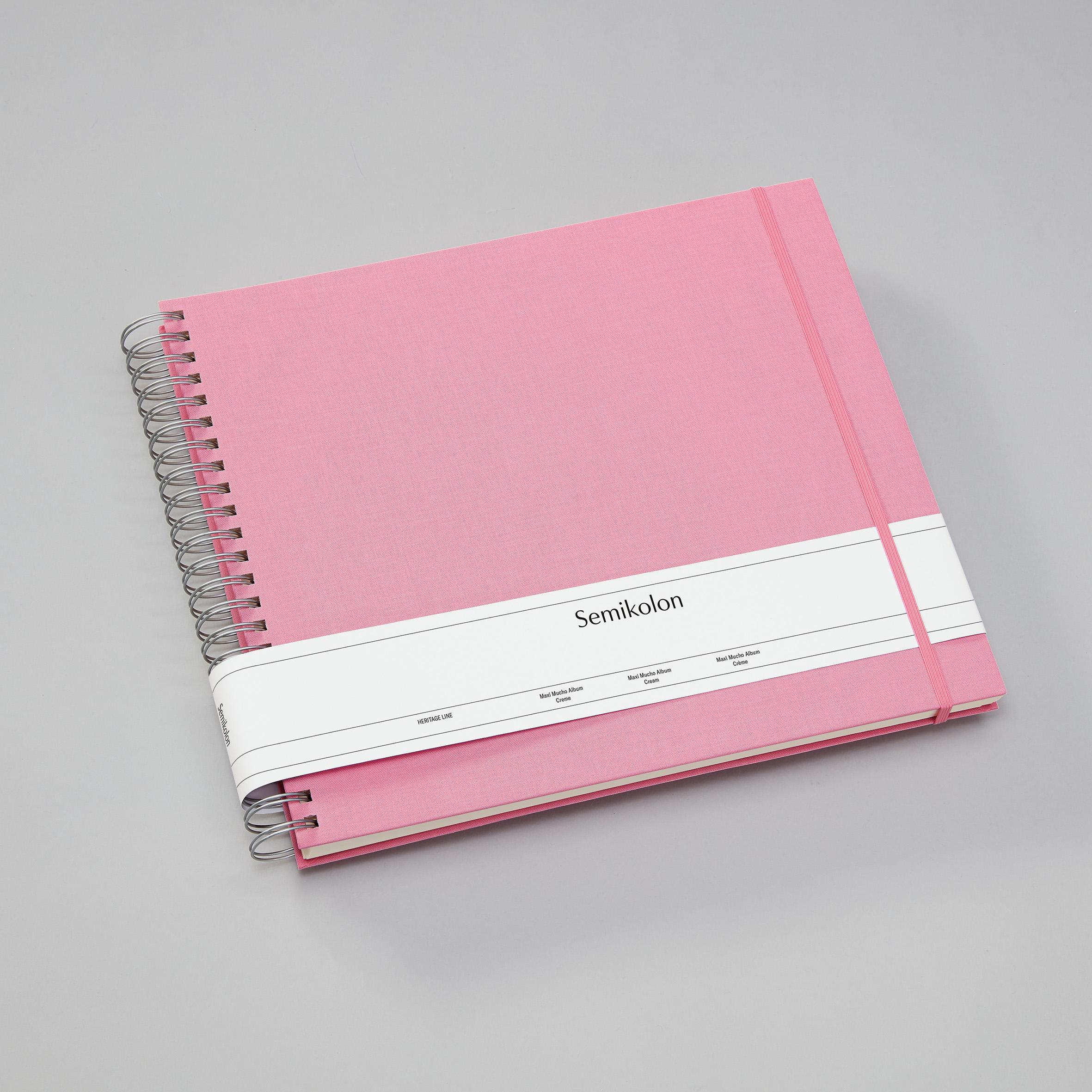 Thumbnail - Semikolon, Fotoalbum, Fotoalbum Maxi Mucho Rosa, Cremefarbige Seiten (10 x 15 cm, 9 x 13 cm)