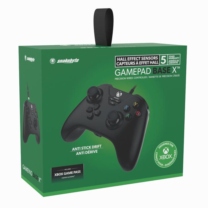 Image du produit Snakebyte XB Controller GamePad Base X black avec effet de réverbération et 1 mois de Gamepass (PC, Xbox One S, Xbox Series S, Xbox Series X)