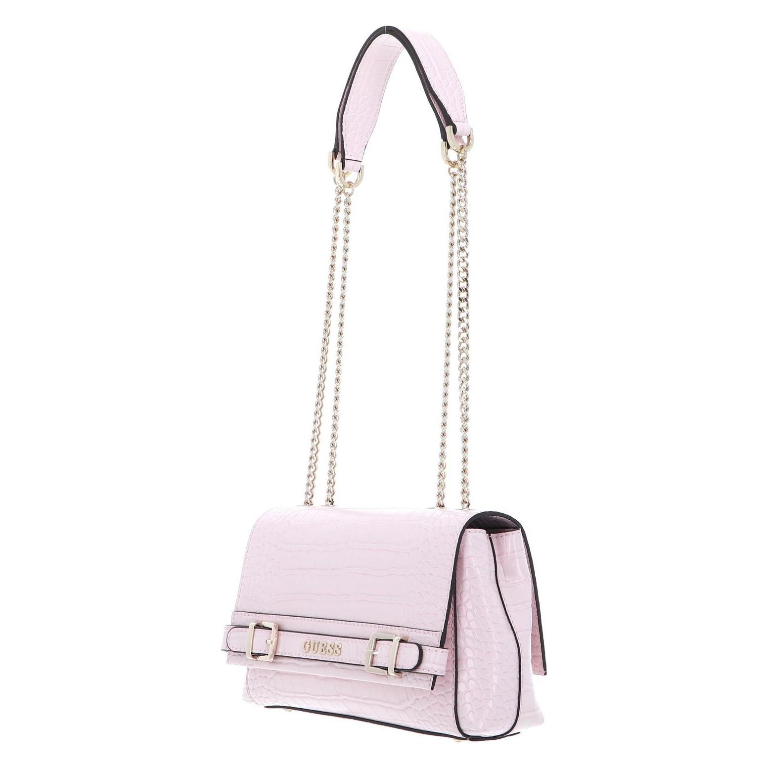 Guess, Damen, Handtasche, Sestri Convertible Xbody Flap Bag, Rosa