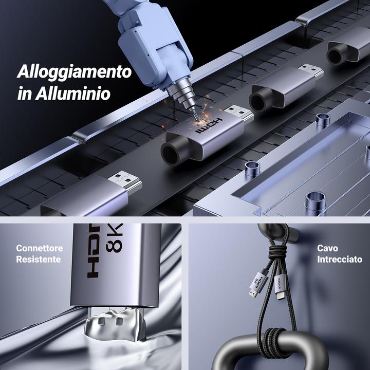 Produktbild Ugreen HDMI (Typ A) — HDMI (Typ A) (2 m)