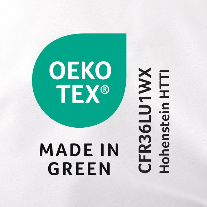 Actual product image Babybest Moon and Stars bed linen "Made in green" (100 x 135 cm, 40 x 60 cm)