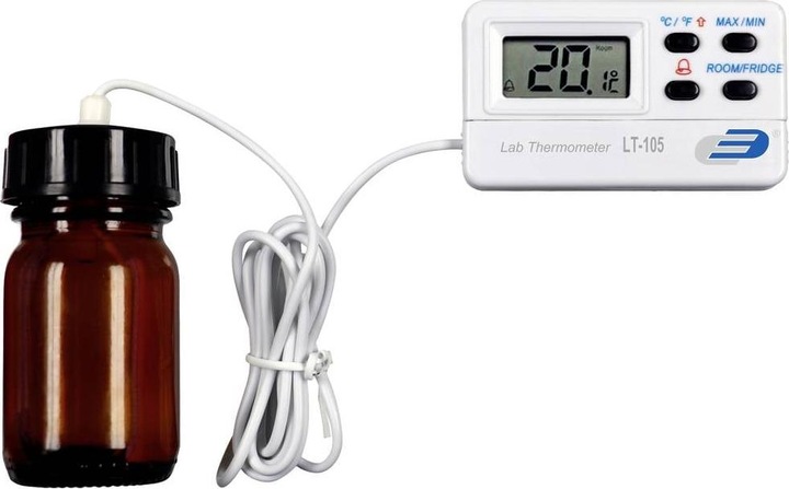 Productafbeelding TFA 31.1049.02.K Professionele digitale thermometer LT-105 Laboratoriumthermometer IJkcertificaat (Thermometer)