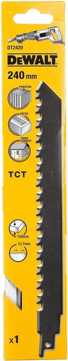 Immagine prodotto DeWalt Lama per sega a scalpello HM Stone 240 mm