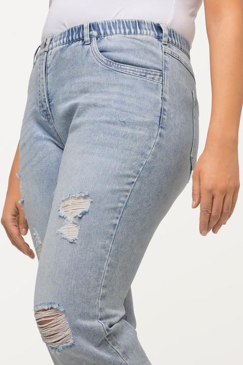 Immagine prodotto Ulla Popken Boyfriend jeans a 7/8 con gradiente di colore ed effetto sdrucito (44)