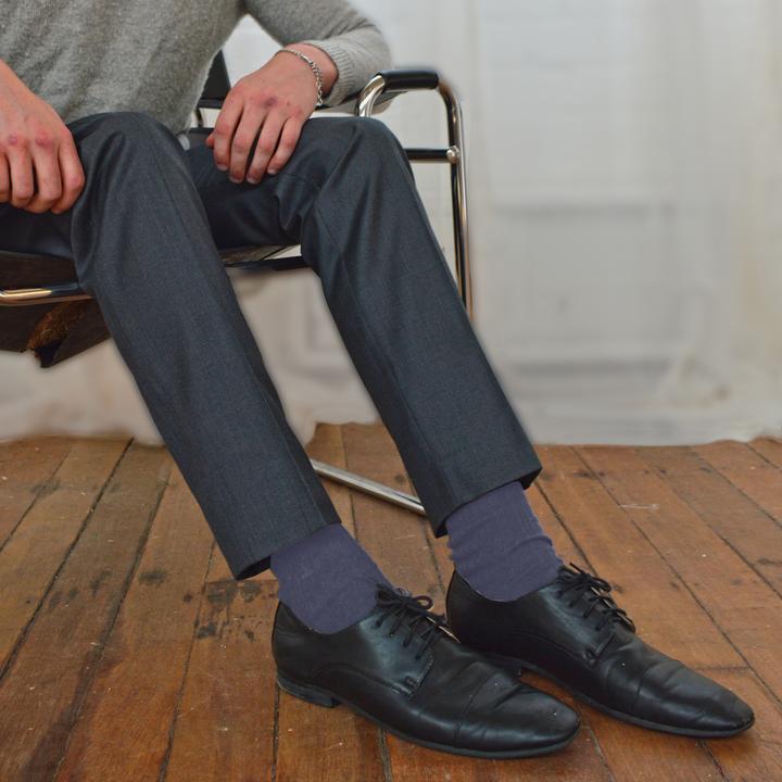 Produktbild Sock Snob 6er Pack 100 Baumwolle Socken | Weich Business Socken Gerippt (6er Pack, 39 - 45)