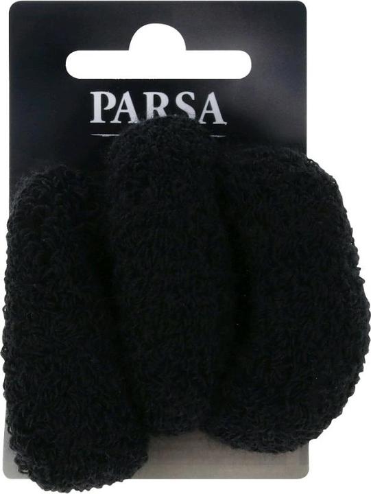 Immagine prodotto Parsa Beauty Porta parsa grande, spesso, in spugna, nero 3 pz. (Elastico per capelli)