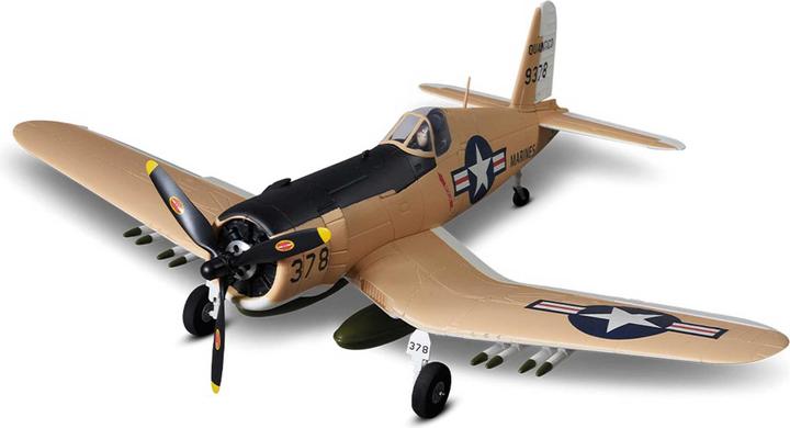 Derbee F4U Corsair Warbird PNP gelb - 75cm (Warbird)
