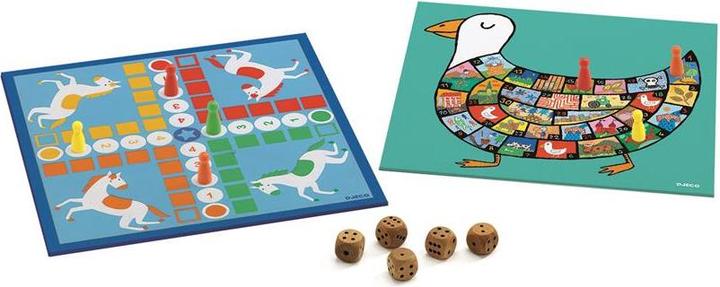 Image du produit Djeco Classic Box 12 jeux (mult) (Allemand, Anglais, Français, 2 - 4 Joueur)