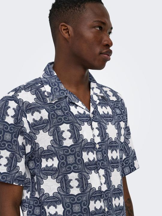 Produktbild Only & Sons ONSCAIDEN Leinen Hemd Hemd (M)