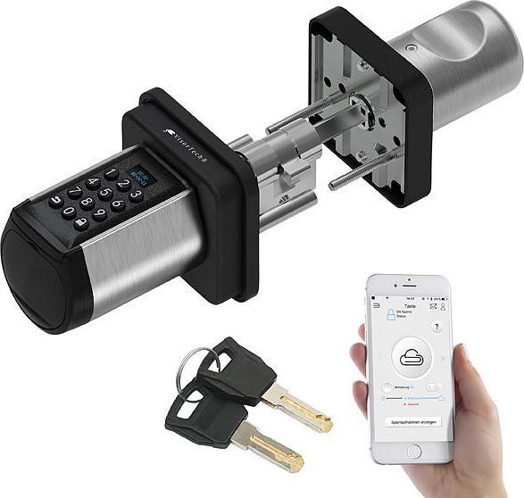 Actual product image VisorTech Electronic door lock cylinder